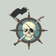 Label pirate theme N8