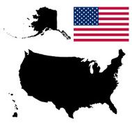 United States of America Map N5