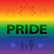 abstract background of pride celebration in colorful rainbow bac N2