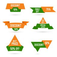 Set tags with ribbons and labels N4