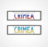 Crimean car signs