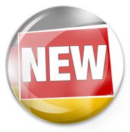 New Round Button Icon