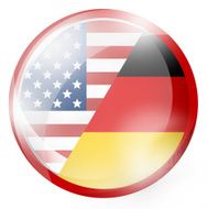 USA Round Button N5