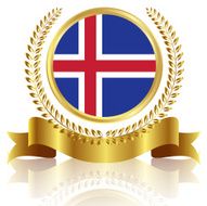 Iceland national flag
