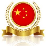 China national flag frame