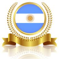 Argentina national flag frame