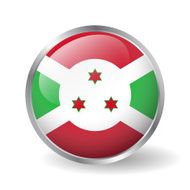 Burundi flag button vector N2