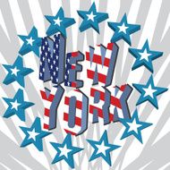 New York City t-shirt Printing design vector Badge Applique Label N5