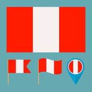 Peru country flag