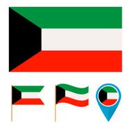 Kuwait country flag