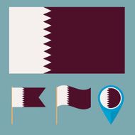 Qatar country flag