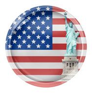 United States of America Glass Button Design N2