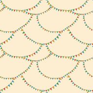 Abstract seamless vector festive background with bright colored