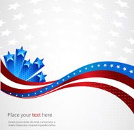 American flag abstract background of the N8