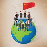 China employee design vector N2