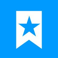 Vector Web Bookmark Ribbon Icon