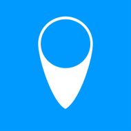 Map pointer flat icon vector illustration Flat design style