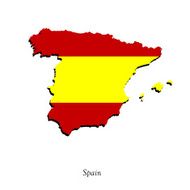 Map of Spain for your design