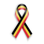 Abstract Belgian ribbon vector