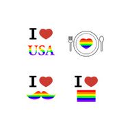 Same-sex marriage icons celebrate pride