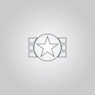 Abstract USA Flag Design