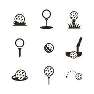 Vector Illustration with black pictograph