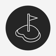 golf line icon N16