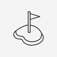 golf line icon N19