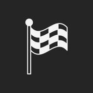 Racing Flag Icon N7