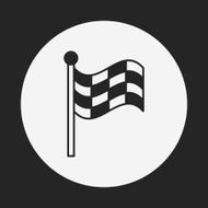 Racing Flag Icon N8