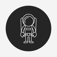 Space Astronaut line icon N12