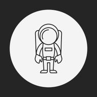 Space Astronaut line icon N14
