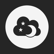 Space moon icon N7