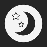 Space moon icon N14