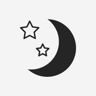 Space moon icon N15