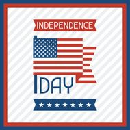 United States of America Independence Day greeting card N3