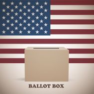 American elections ballot box