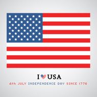 American Flag for Independence Day N4