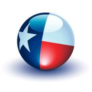 Texas Flag Sphere
