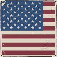 American Us flag vintage background