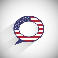Usa Speech Bubble