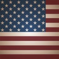Beige American Flag Close Up