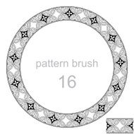 ancient flowers pattern