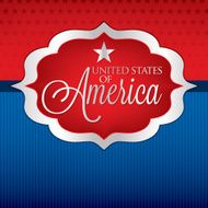 Shape Independence Day card in vector format