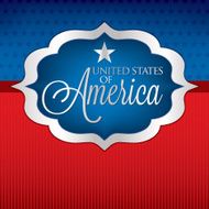 Shape Independence Day card in vector format N3