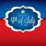 Shape Independence Day card in vector format N4