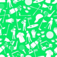 golf sport simple icons seamless pattern eps10