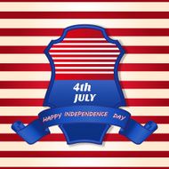 4th Of July American Independence Day Vector Illustration N9