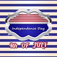 4th Of July American Independence Day Vector Illustration N11