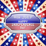 4th Of July American Independence Day Vector Illustration N13